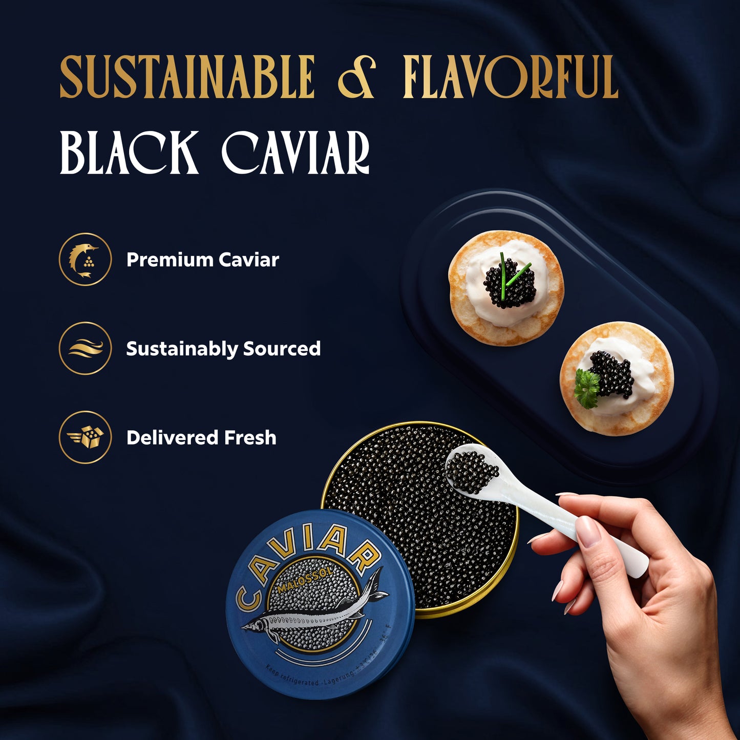 Royal American Paddlefish Caviar