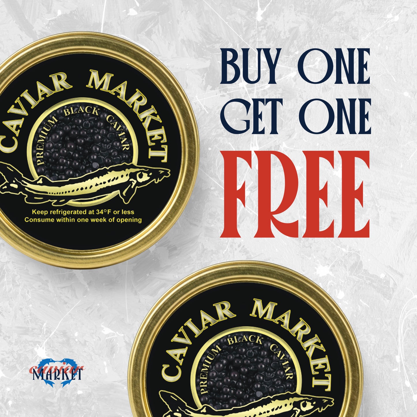 Kaluga Queen Premium Caviar - Buy 1 Get 1 FREE