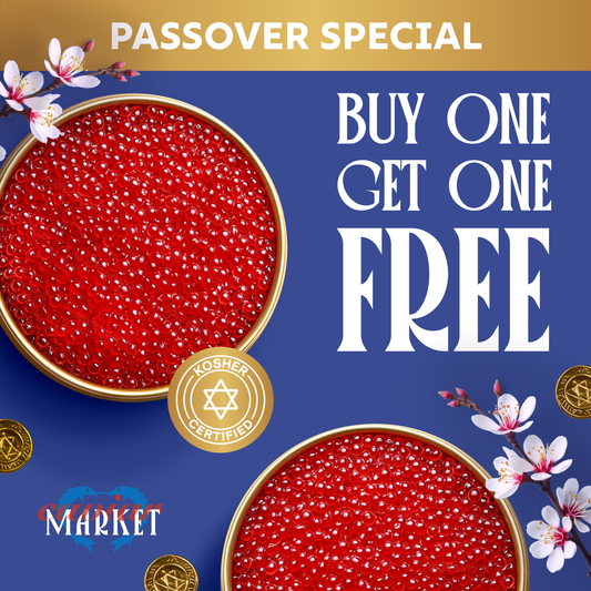 Kosher Certified XIP Salmon Roe - Buy 1 Get 1 FREE